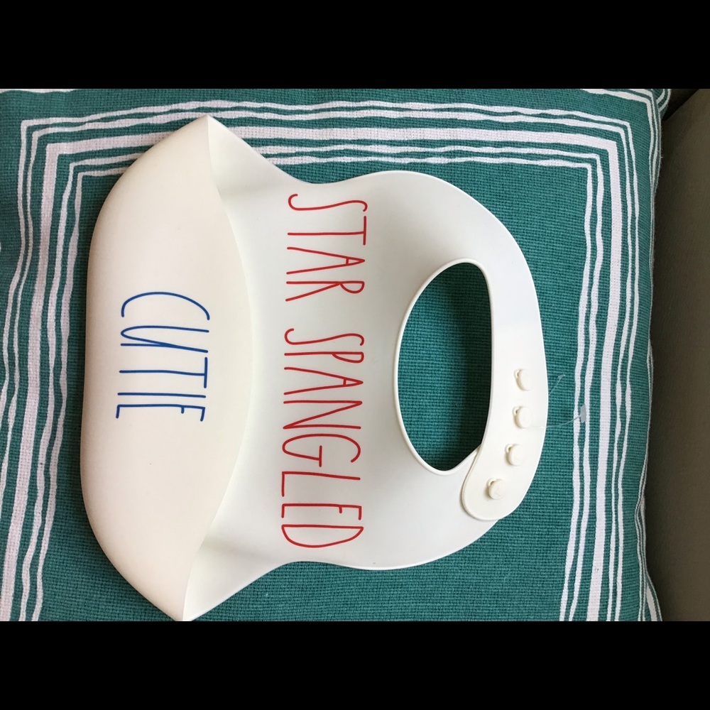 Rae Dunn baby silicone bib